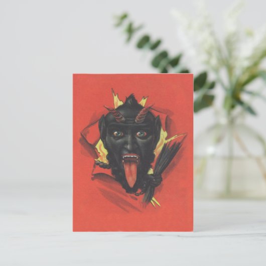 Krampus Postkarte (Stehend Vorderseite)