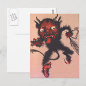 Krampus Postkarte (Vorne/Hinten)