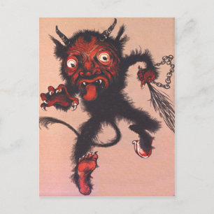 Krampus Postkarte