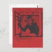 Krampus Postkarte (Vorne/Hinten)