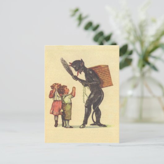 Krampus Postkarte (Stehend Vorderseite)