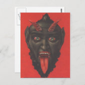 Krampus Postkarte (Vorne/Hinten)
