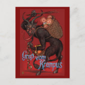 Krampus Postkarte (Vorderseite)