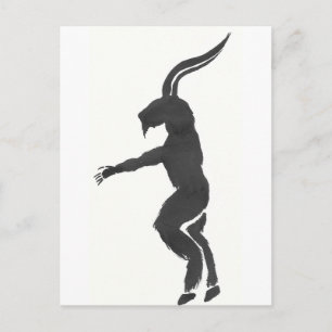 Krampus Postkarte