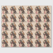 Krampus Punishing-Kinder Geschenkpapier (Flach)