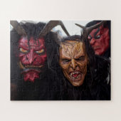 Krampus Puzzle für Kinder (Horizontal)