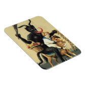 Krampus Rocking Horst Demon Weihnachten Weihnachte Magnet (Rechte Seite)