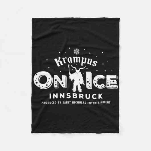 Krampus Run Innsbruck Österreich Fleecedecke (Vorderseite)