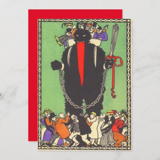 Krampus sammelt die schlechten Menschen (Vorne/Hinten)