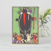 Krampus sammelt die schlechten Menschen (Stehend Vorderseite)