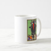 Krampus sammelt die schlechten Menschen Kaffeetasse (VorderseiteRechts)