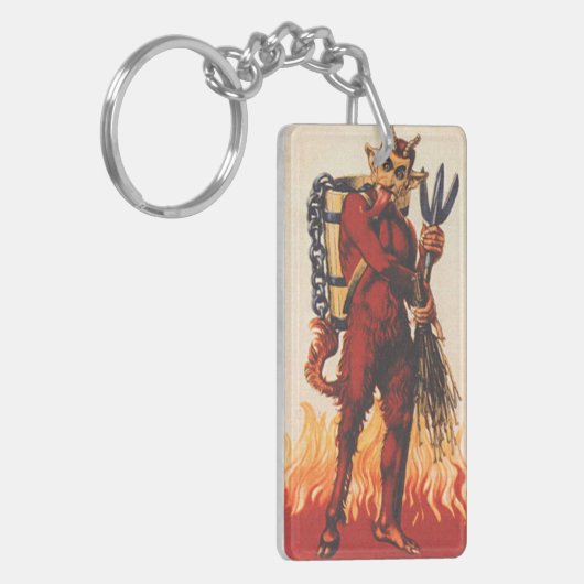Krampus Schlüsselanhänger (Vorderseite links)