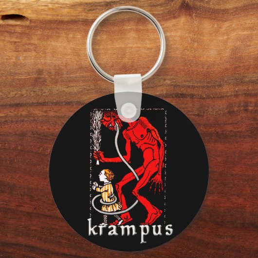 Krampus-Schlüsselanhänger Schlüsselanhänger (Vorderseite)