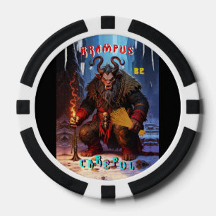 Krampus Sei Vorsichtig Pokerchips