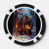 Krampus Sei Vorsichtig Pokerchips (Rückseite)