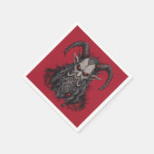 Krampus Serviette (Ecke)
