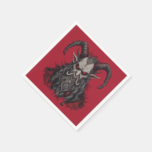 Krampus Serviette (Ecke)
