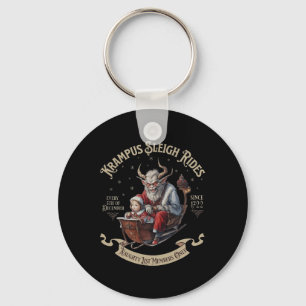 Krampus Sleigh Rides Schlüsselanhänger