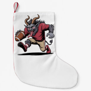 Krampus spielt Fußball Weihnachten Fitness Xmas Kleiner Weihnachtsstrumpf