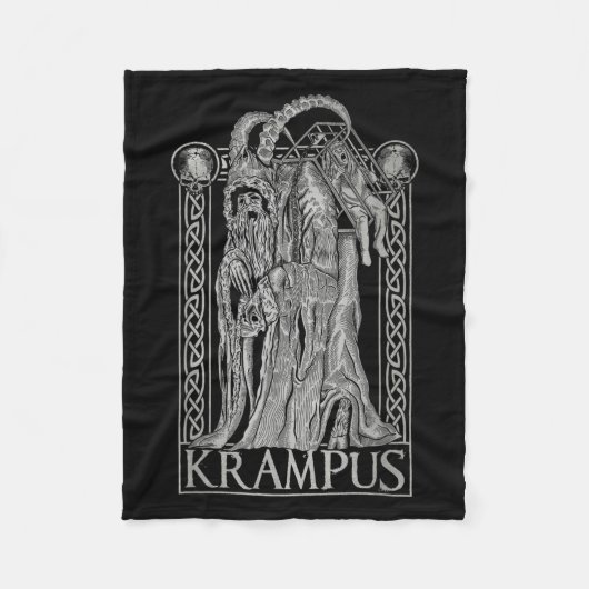 Krampus - Ss Von Krampus Dark Gothic Christmas Fleecedecke (Vorderseite)