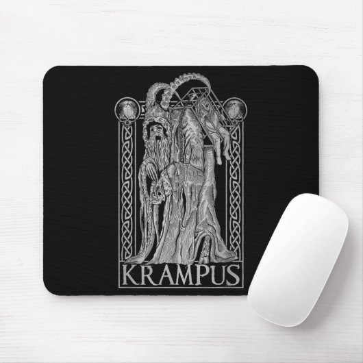 Krampus - Ss Von Krampus Dark Gothic Christmas Mousepad (Mit Mouse)