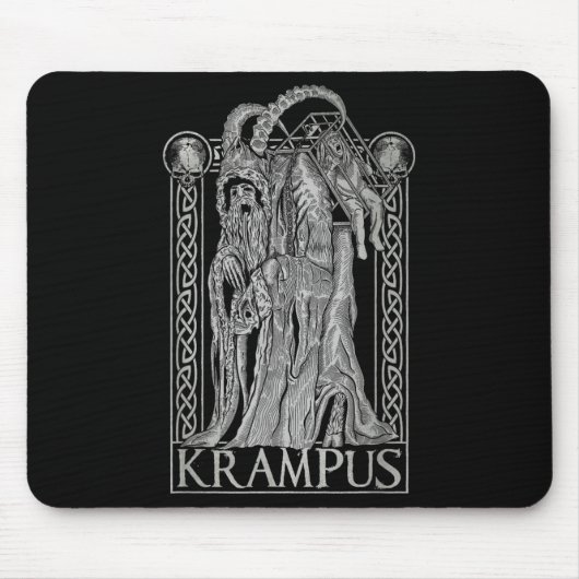 Krampus - Ss Von Krampus Dark Gothic Christmas  Mousepad (Vorne)