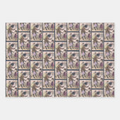 Krampus + St Nick Wrapping Paper Set Geschenkpapier Set (Vorderseite 3)