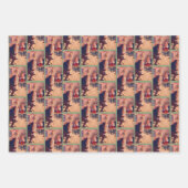 Krampus + St Nick Wrapping Paper Set Geschenkpapier Set (Vorderseite 2)