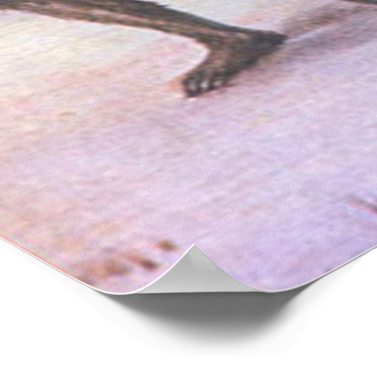 Krampus Stealing Toys & Children Poster (Ecke)