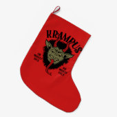 Krampus stellen frechen WeihnachtsStrumpf Großer Weihnachtsstrumpf (Vorderansicht (hängend))