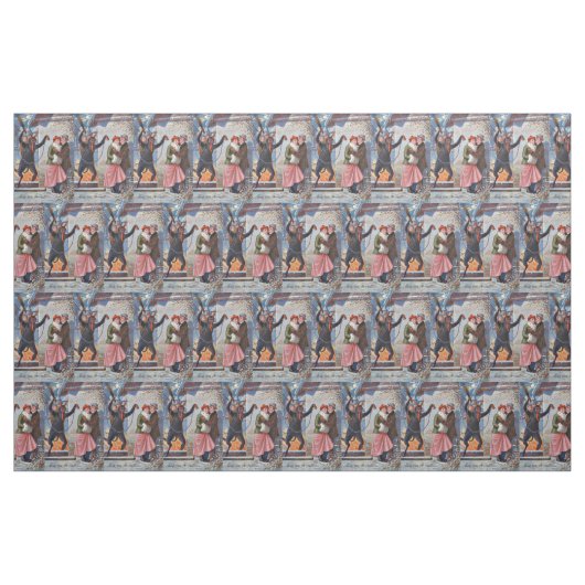 Krampus Strafe für schlechte Erwachsene Stoff (Yard (91,4 cm))
