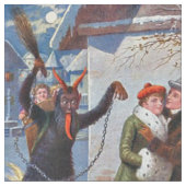 Krampus Strafe für schlechte Erwachsene Stoff (Nahaufnahme)