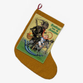 Krampus-Strumpf Großer Weihnachtsstrumpf (Vorderansicht (hängend))