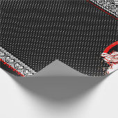 Krampus Sweater Wrapping Geschenkpapier (Ecke)