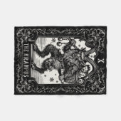 Krampus Tarot Card Design Christmas Season Evil Pa Fleecedecke (Vorderseite (Horizontal))