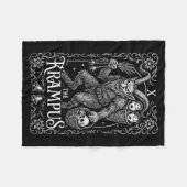 Krampus Tarot Card Design Christmas Season Evil Pa Fleecedecke (Vorderseite (Horizontal))