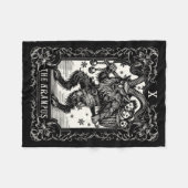 Krampus Tarot Card Design Christmas Season Evil Pa Fleecedecke (Vorderseite (Horizontal))