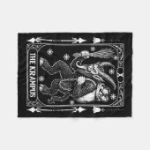 Krampus Tarot Card Design Christmas Season Evil Pa Fleecedecke (Vorderseite (Horizontal))