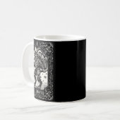 Krampus Tarot Card Design Christmas Season Evil Pa Kaffeetasse (Vorderseite Links)
