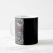 Krampus Tarot Card Design Christmas Season Evil Pa Kaffeetasse (Vorderseite Links)