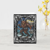 Krampus Tarot Card Design Christmas Season Evil Pa Karte (Gelbe Blume)