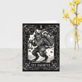 Krampus Tarot Card Design Christmas Season Evil Pa Karte (Gelbe Blume)