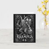 Krampus Tarot Card Design Christmas Season Evil Pa Karte (Gelbe Blume)