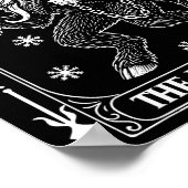 Krampus Tarot Card Design Christmas Season Evil Pa Poster (Ecke)