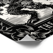 Krampus Tarot Card Design Christmas Season Evil Pa Poster (Ecke)