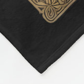 Krampus Tarot Card Design Weihnachtssaison Böse Pa Fleecedecke (Ecke)