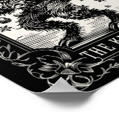 Krampus Tarot Card Design Weihnachtssaison Böse Pa Poster (Ecke)