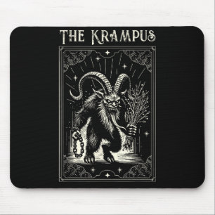 Krampus Tarot-Kartendesign Weihnachtszeit Böse Pa Mousepad