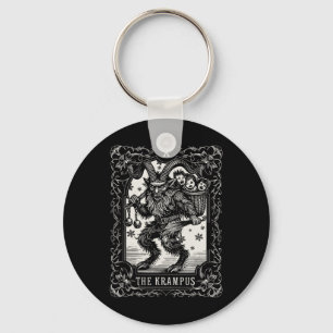 Krampus Tarot-Kartendesign Weihnachtszeit Böse Pa Schlüsselanhänger