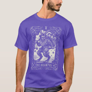 Krampus Tarot-Kartendesign Weihnachtszeit Böse Pa T-Shirt
